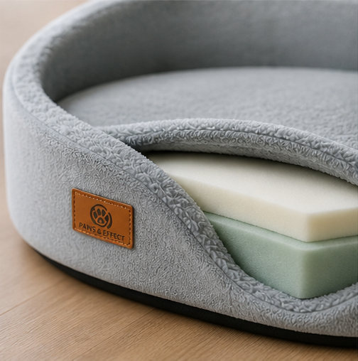 Orthopedic Memory Foam Dog Bed with Waterproof Cover
